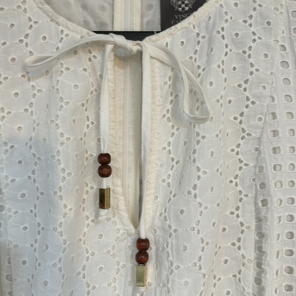 Vince Camuto white beautiful dress,like new - Picture 5 of 7